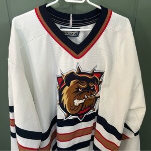Hamilton Bulldogs Bauer White Jersey XL Men’s Official AHL